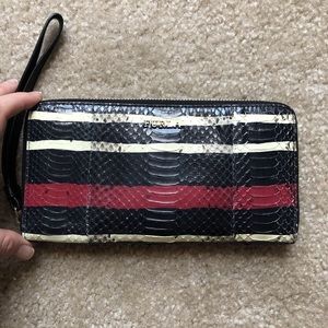 Furla hand painted wallet